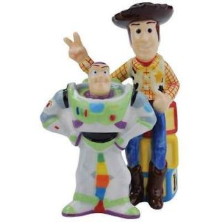   Buzz Lightyear Woody Salt and Pepper Shakers Disney Pixar S&P 22801
