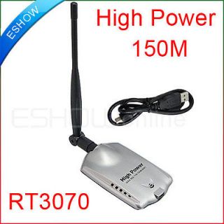 New 150Mbps WiFi Wireless Network Card Adapter USB High Power 150M
