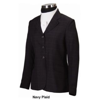 TuffRider Hampton Hunt Coat(s)   Navy Plaid   Ladies in LONG   SALE