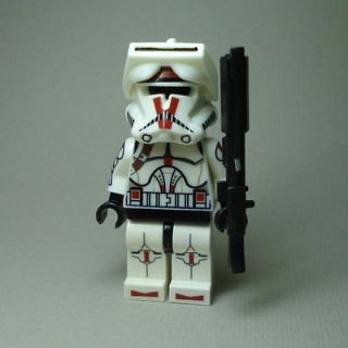 LEGO Star Wars Deviss Commander Clone Trooper Captain Plain Rare