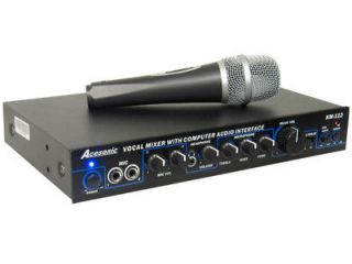 KM 112 Karaoke Audio Mixer with Computer Interface Make Quality U tube 