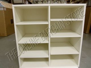   Barn Teen PBT Closet Shoe Cubby Cabinet Wooden White Organizer Storage