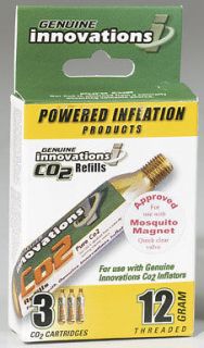 Mosquito Magnet 12 gram CO2 cartridge MMQCC 3 pack NEW
