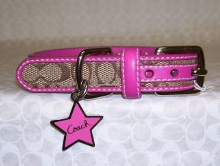 coach dog collars in Leather Collars