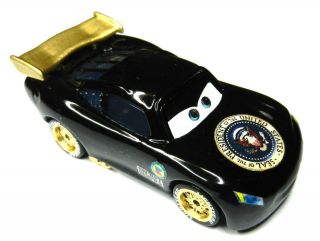Disney Pixar Cars 2 McQueen NEW Custom in US Black Presidential 