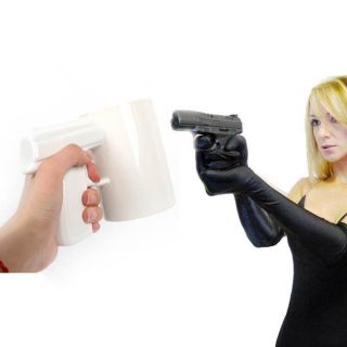   Gun Pistol Handle Design Mug Coffee Cup Novelties Amazing Gift