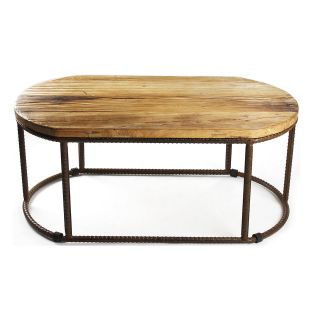 reclaimed wood coffee table in Tables