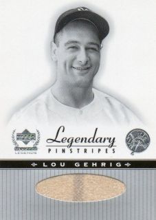 Lou Gehrig Yankees Legends Legendary Pinstripes Jersey