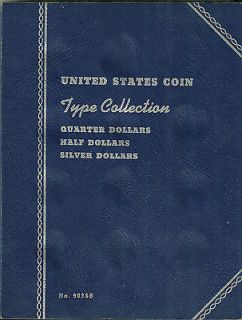 United States Coin Type Collection, Quarter, Half, and Silver Dollars