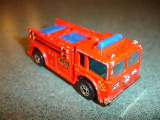   Old Vtg Antique Collectible Diecast Hot Wheels Toy Fire Engine Truck