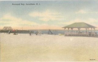 1958 Lavallette New Jersey Postcard NJ Barnegat Bay