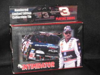 Dale Earnhardt #3 2000 Two Deck Playing Cards w/Collectible Tin