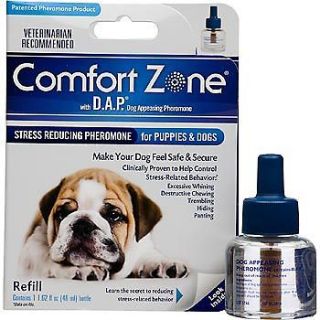 DOG PUPPY COMFORT ZONE DIFFUSER REFILL W/ DAP 48ML REDUCES STRESS