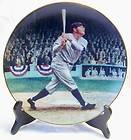 1993 Bradford 22K LE Collector Plate Legends of Baseball BABE RUTH 