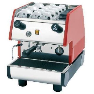 La Pavoni Commercial Espresso Machine Maker PUB 1EM R Red, 1 Group 