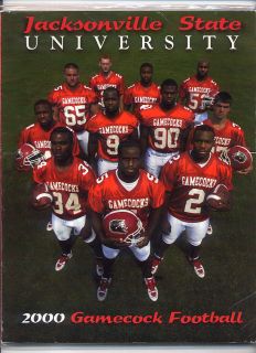 Jacksonville State Gamecock College Football 2000 Yearbook MBX68