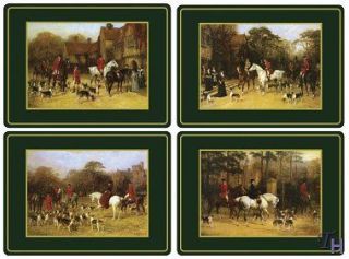 NEW Pimpernel Tally Ho Placemats   Set of 4 (Large)
