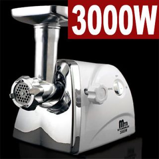 New 3000W Compact Size Electric Meat Grinder Cutter Free Sausage 