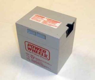 00801 0638 Battery 12 Volt Gray BRAND NEW Genuine Power Wheels Fisher 