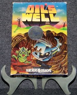 Oils Well SierraVision Commodore 64 computer game C64 Sierra On Line 
