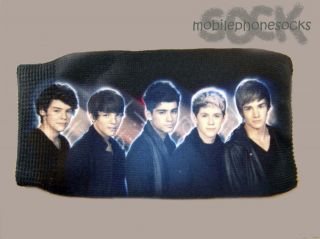 One direction mobile phone sock case cover pouch, fits Blackberry 