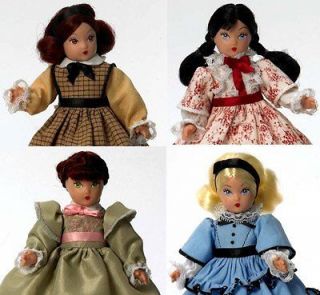   MADAME ALEXANDER Tiny Betty LITTLE WOMEN 4 DOLL Boxed SET~CERTIFICATE