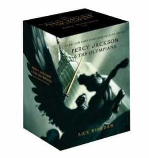 Percy Jackson pbk 5 book boxed Set by Rick Riordan (2011, Other)