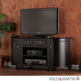 Sawyer Black TV Entertainment Center Media Stand Cabinet Console Holly 