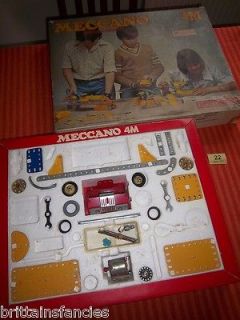 Vintage Meccano Construction Motorised Set # 4m