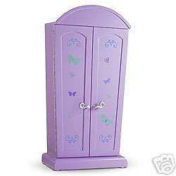 NEW American Girl Today Computer Armoire Doll Furniture Desk Purple 