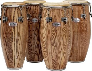 Gon Bops Alex Acuna Series Tumba Drum Natural Lacquer Refurb