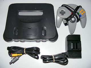 Nintendo 64 Smoke Grey 100% TESTED and Cleaned COMPLETE ***FREE 