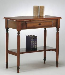   WOOD Antique Cherry Finish Foyer Hall Entry Console Accent Table