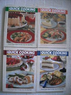   of Home QUICK COOKING ANNUAL COOKBOOKS 2001, 02, 04, 06 