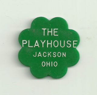The Play House Jackson Ohio Good For 5 c in trade green plastic trade 