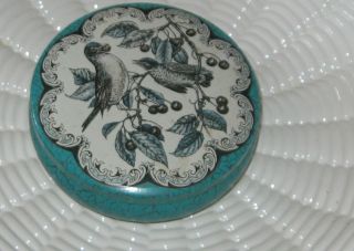 Vintage Daher Bird Decorated Tin