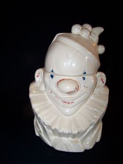 mccoy clown cookie jar in Pottery & Glass