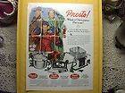   1952 Life Ad Print Presto Pressure Cooker Deep Fryer Americana Art