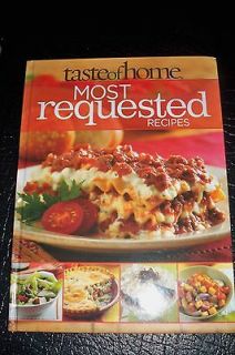 New Taste of Home Cookbook Most Requested Recipes Cookbook