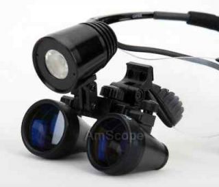 Dental Lab Portable LED Head Light with 3.0x 420mm Working Distance 