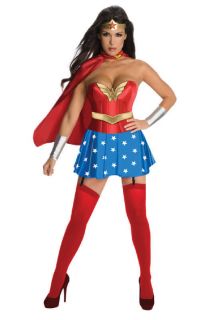 Adult Sexy Wonder Woman Corset Costume Halloween