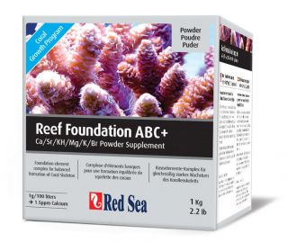 Red Sea Reef Foundation ABC+ Aquarium Calcium Alkalinity Magnesium 1Kg