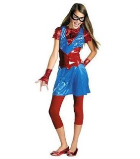 Marvel Spider Girl Halloween Costume Girls Tween Medium 7 8 Superhero