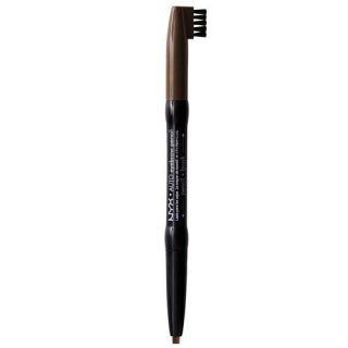 NYX Auto Eyebrow Pencil With Brush color EP05 Dark Brown 0.009 oz 