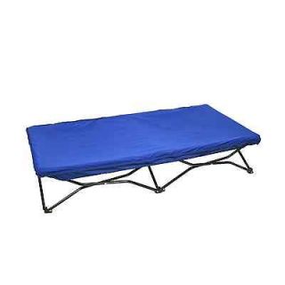   Cot Portable Bed, Royal Blue Folding Camping Cots Outdoor Child NEW