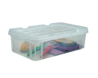   Hobby & Craft Storage Boxes Plastic Clear Storage Bins ST 48 *10pk