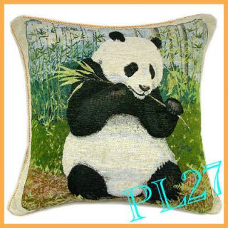 Panda Home Decor Cotton Blend Yarn Throw Pillow Case Cushion Cover 18 
