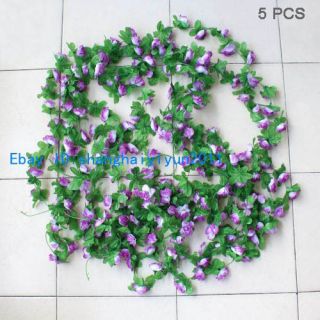 PCS Artificial Flower Silk Rose Vine 6 FT Wedding Garland Home 