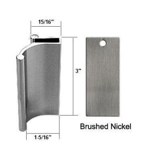 Brushed Nickel Tub Enclosure Sliding Shower Door Pull