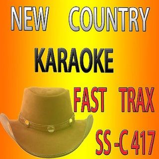   AUGUST 2012 ORIGINAL KARAOKE CD+G FAST TRAX SS C417 COUNTRY SONGS
